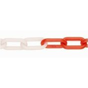 Řetěz plastový červenobílý - <li>velikost 10 mm, cena za 1 m</li> - PTLC10