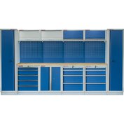 Kvalitní PROFI BLUE dílenský nábytek 3920 x 495 x 2000 mm - MTGS1300A7