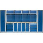 Kvalitní PROFI BLUE dílenský nábytek 3920 x 495 x 2000 mm - MTGS1300AA4