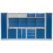 Kvalitní PROFI BLUE dílenský nábytek 3920 x 495 x 2000 mm - MTGS1300AZ