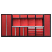 Kvalitní PROFI RED dílenský nábytek 4235 x 495 x 2000 mm - RTGS1300BB5